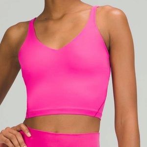 lululemon/equinox collab sonic pink align tank size 6